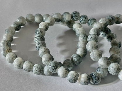 Moon Stone Bracelet ( Sky and White)
