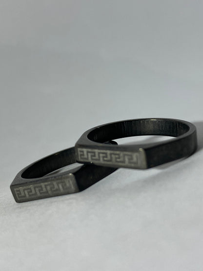 Versace Black Ring