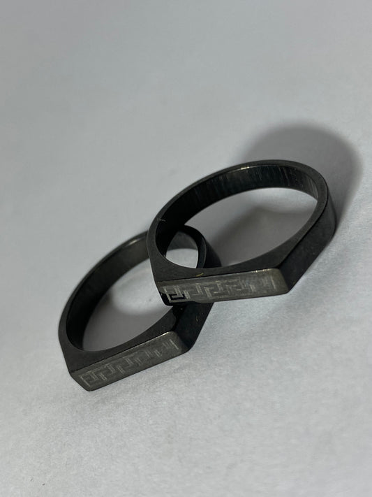 Versace Black Ring